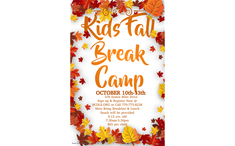 2023 Fall Break Camp