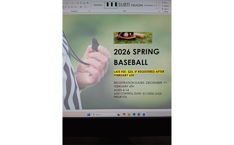 2026 Spring Baseball